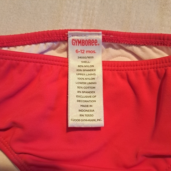 Gymboree girls size 6-12 months Social  Butterfly 2 piece bottom has PUL lining - Picture 3 of 4